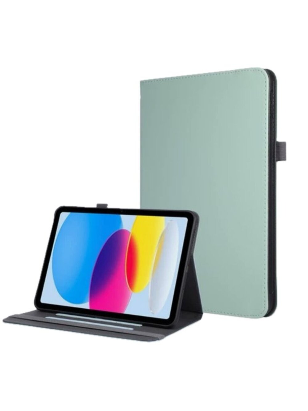 NWT GREEN iPad Mini 7th Gen (A17 Pro ) Vegan Leather Case with Strap